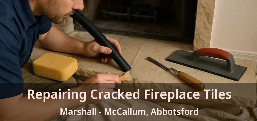 Repairing Cracked Fireplace Tiles Marshall - McCallum, Abbotsford - BC
