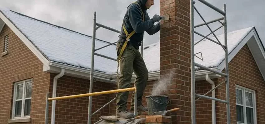 Chimney Bricks Rotten Repair in Abbotsford